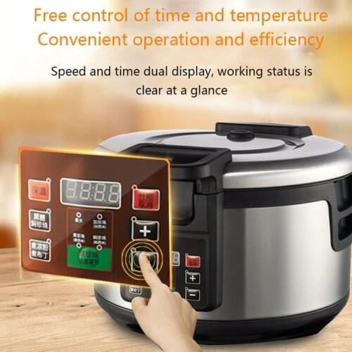 Tapioca Pearls Boiling Machine 220V/110V Bubble Tea Cooking Pot Automatic Pearl Cooker Milk Tea Sago Cook Pot Boiler ANS-886C EB