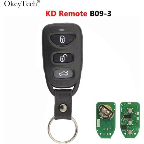 Okeytech B09-3 B Series Remote Control 3 Button Smart Car Key Fob Remote KD Key for KD900/KD900+/KD200/URG200 Key Programmer