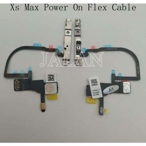 Original quality flex cable For Phone xs max repair replacement notrecognised power Button on/off flex cable
