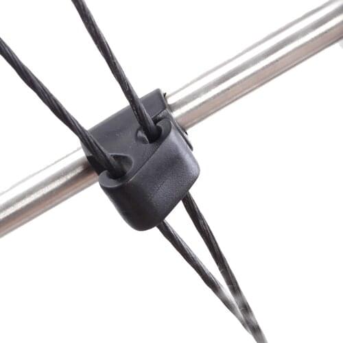 Plastic Compound Bow Cable Slide Archery Bow String Separator Bowstring Splitter for Hunting 8mm Cable Bar