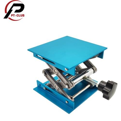 Lift Table Lab Plate Jack Scissor Stand Platform Router Workbench Table Woodworking Lift Laboratory Carpentry Tools