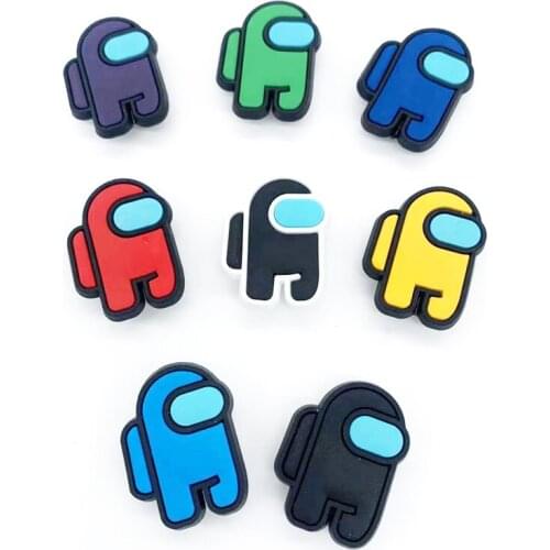 Sale Of A Complete Set Of Cute Cartoon Game Robot Charm Shoe Buckle Shoes Accessories PVC Accessories