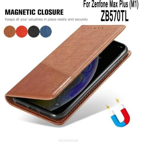 Luxury Leather Case For Asus Zenfone 5Z Z Max Plus M2 M1 Pro ZB570TL ZS620KL ZB631KL Shockproof Wallet Bumper Stand Cover Bag