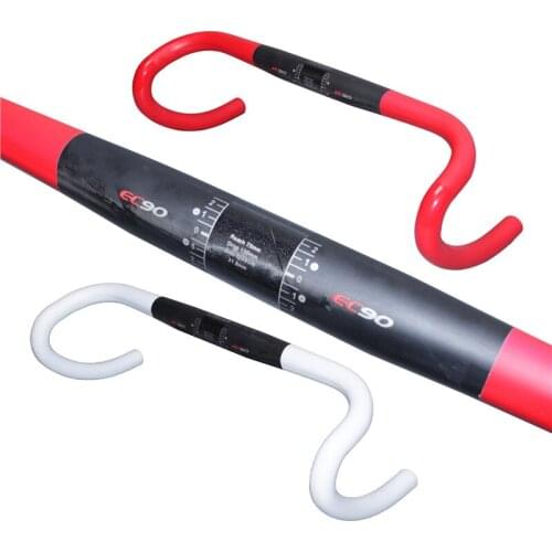 Bend Bar Outer Routing Handle Accessories 31.8 Carbon Fiber Color Standard Carbon Fiber Road Bike Bicycle Bend Bar Handlebar