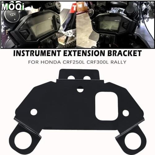 Motorcycle USB Charger Instrument Extension Bracket Dash Panel For HONDA CRF250L CRF300L Rally CRF 250L Cigarette Lighter