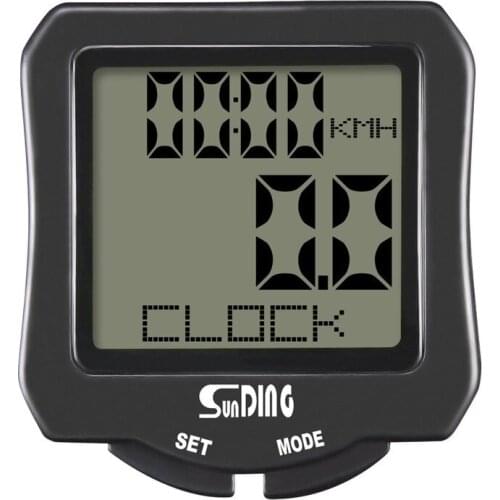 3 Language Waterproof Wired Cycling Bike Computer Bicycle Speedometer Luminous LCD Display Cycling MTB Odometer Sleep Mode