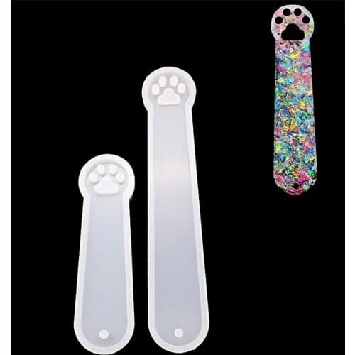 1pcs Resin Jewelry Cat Claw With Hole Silicone Resin Mould Epoxy Resin Jewelry Bookmark For DIY Making Craft