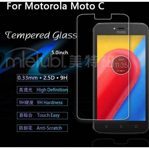 For Motorola Moto C Tempered Glass Screen Protector Film for Motorola Moto C Plus glass FILM