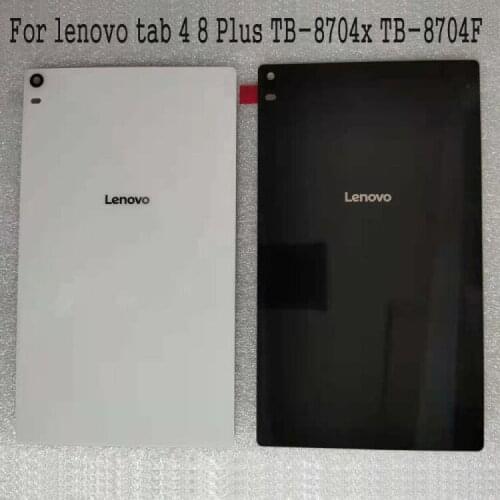 Replacement parts For lenovo tab 4 8 Plus TB-8704x TB-8704F Back Battery Cover Door Housing without glue tape