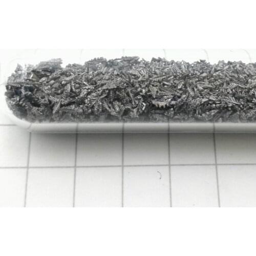 1g/5g Niobium Crystal Glass Sealed Small Size Electrolysis Nb Crystal Metal 99.9% 3n High Purity In Dia. 10mm Glass