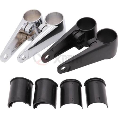 35mm 39mm 41mm Motorcycle Headlight Mounting Bracket Fork Ears Adjuster Mount Clamp Holder For Chopper Bobber Cafe Racer