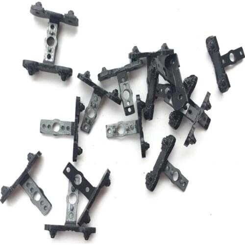 8pcs/lot 1/87 scale HO proportional train model toy full metal bogie