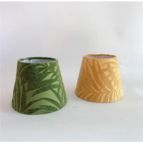 E14 Abajur 2021 Xianfan new customized wool fabric small dormitory vintage lamp shade home decoration bedroom tiffany lampshade