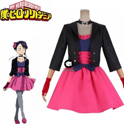 Free shipping Boku no Hero Academia My Hero Academia Kyoka Jiro Cosplay Costumes Coat + Dress