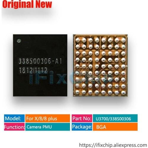 20pcs/lot U3700 338S00306-A1 For iPhone 8 /8 Plus/ 8P/ X Camera PMU power supply IC