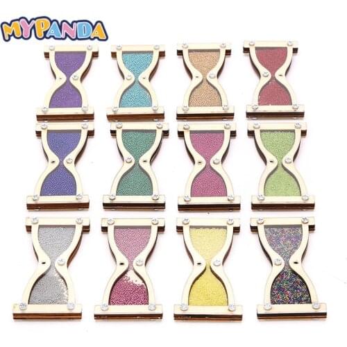 Wooden Hourglass Toy Baby Busy Board Busyboard Toddler Montessori Early Childhood Education Puzzle Enlightenment Diy Accessories