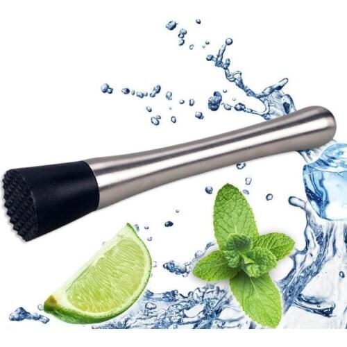 HMROVOOM Stainless steel wine bar press lemonade slice plastic ice bar plastic ice ba