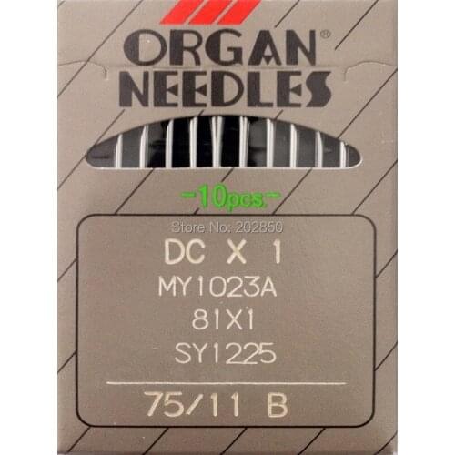 Japanese Original Organ Brand Needles,DCX1,75/11B,20Pcs/Lot,For Industrial Serger/Overlock Sewing Machine,Like JUKI,BROTHER,etc