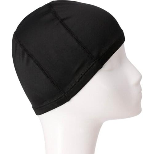 Men Women Durable Flexible Sporty Polyester Swimming Swim Cap Bathing Hat Unisex Drop Shipping