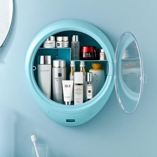 Bathroom Skin Care Perfume Makeup Dresser Organizer ABS Plastic Dustproof Storage Drawers Bathroom Cosmetic Storage Box