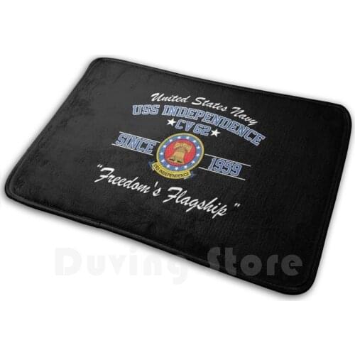 Uss Cv-62 Carpet Mat Rug Cushion Soft Uss Cv 62 Cv 62 Patch Logo Emblem Crest Insignia Us Navy Carrier