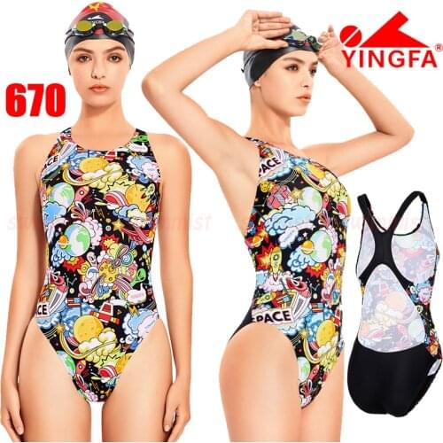 2020-2021 NEW ARRIVAL YINGFA 670 WOMENS GIRLSS COMPETITION TRAINING RACING PROFESSIONAL SWIMWEARS SWIMSUITS ALL SIZE NEW
