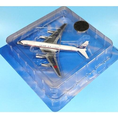 Diecast 1/400 Scale JAL DC-8 about 11CM Japan AIR Airlines Airplane Model Toy Aircraft Die-cast Alloy Plane Toys Collection Show
