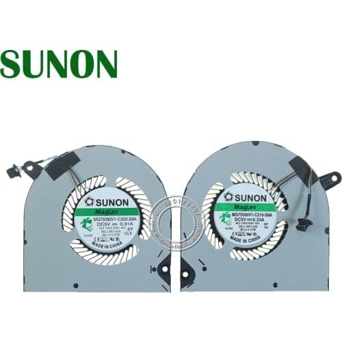 Laptop CPU GPU Cooling Fan MG75090V1-C200-S9A MG75090V1-C220-S9A DC5V 023.100I3.0001 0PC01D 0F3DF0 for Dell G5 15 SE 2020