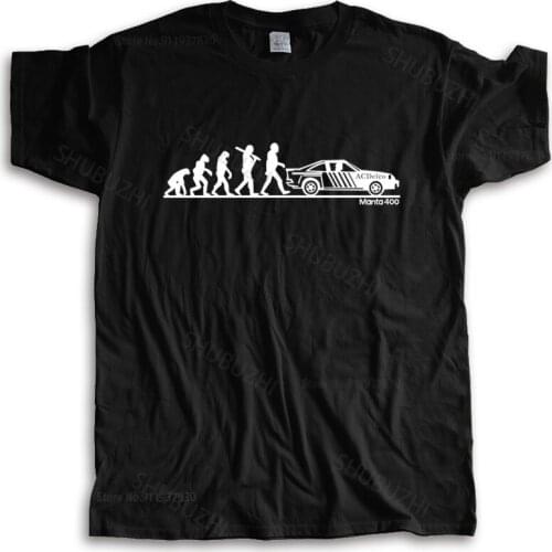 New fashion t-shirt men crew neck tees Evolution Of Man, Opel Manta 400 Group B Classic Rally Car T-Shirt many color tops