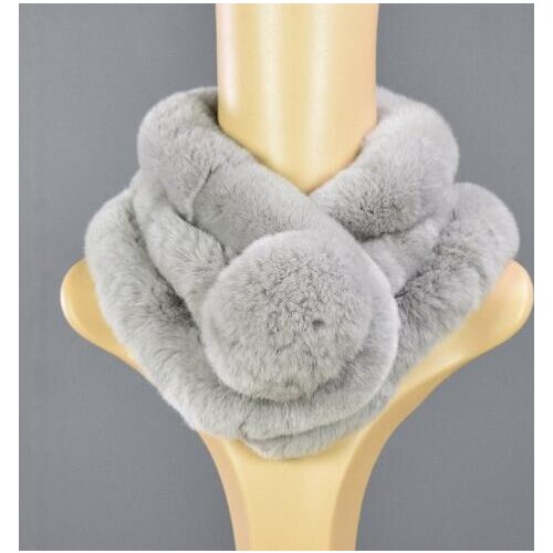 New Rex Rabbit hair,Three-tube beaver rabbit hair scarf,Womens autumn and winter thickening real fur scarves around their necks