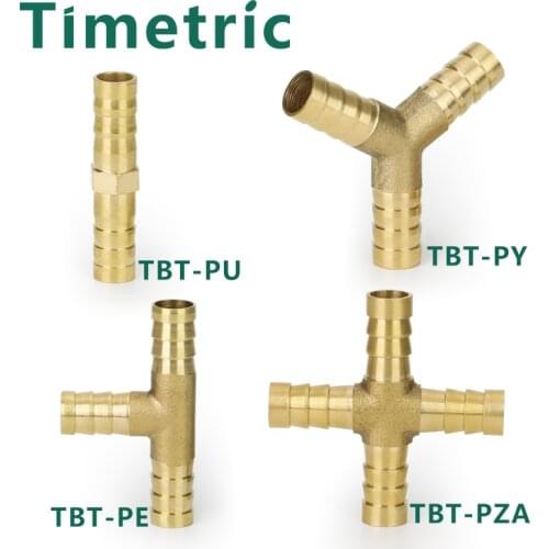 Pneumatic Components TBT-PZA PY PUPE Brass Tube Couplings Quick Plating Connectors For Quick Connection Of Pipe Couplings
