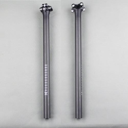 Carbon Seatpost Bicycle Seatposts No Logo MTB/Road Bicycle Seat Post Cycling Bick Seat Tube 27.2/30.8/31.6mm*350/400mm 3K matte