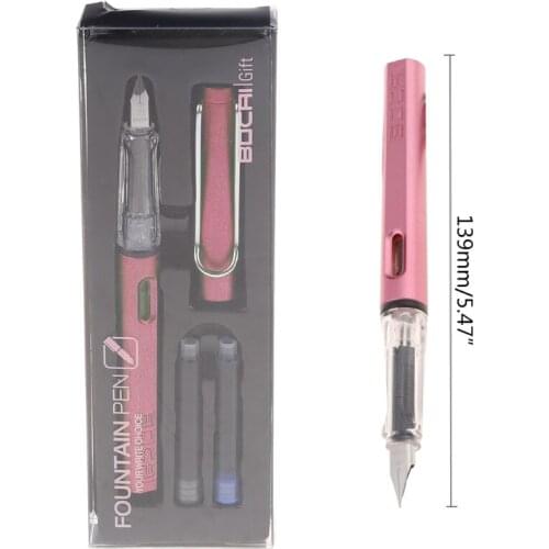 0.38mm Fountain Pen Student Office Stationery Supplies Ink Pens for Writing Student School Supplies QXNF