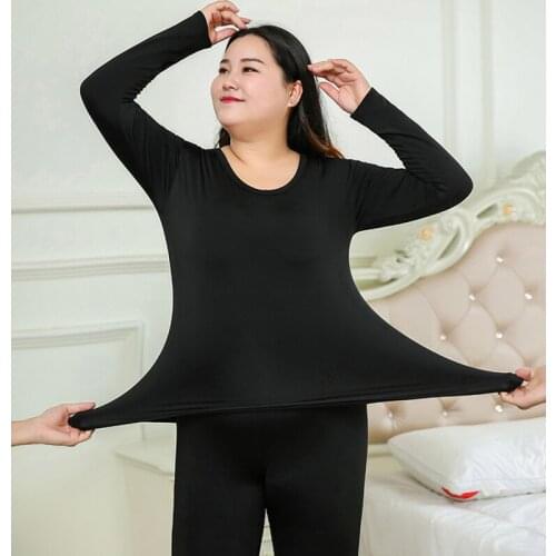 Sexy Plus Size 6XL Thermal Underwear Women Winter Clothes Warm Suit Long Johns For Women Slim Ladies Female Pajamas Sets
