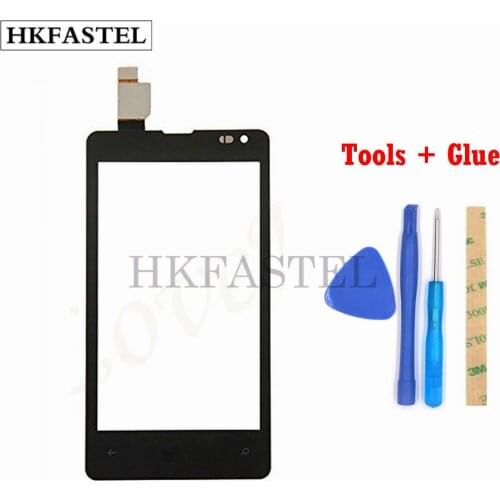 HKFASTEL Touch For Nokia Microsoft Lumia 532 435 N532 Touch Screen Digitizer Glass Outer Front Panel Replacement No LCD Display