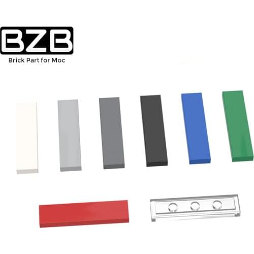 BZB MOC 2431 1x4 Light Panel Creative Building Block Model Kids Toys DIY Technical Brick Parts Best Gifts