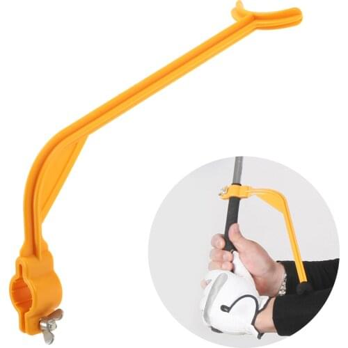 Golf Swing Trainer Practice Guide Beginner Gesture Alignment Correct Practical Practicing Guide Training Aid Tools