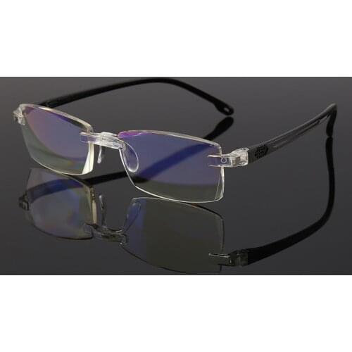 Ultralight Rimless Reading Glasses Women Portable Presbyopic Glasses Magnifier Vision Eyewear Presbyopia Reader Glasses Men