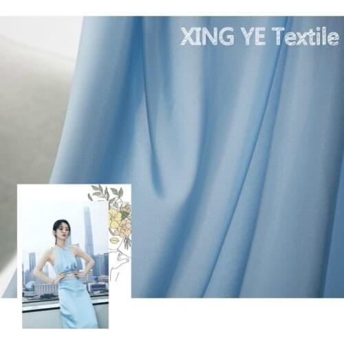 Womens Dress Pure Plain Crepe De Chine Fabric Dresses Skirt Halter Top Material by Meter Cloth for Sewing Alibaba Express