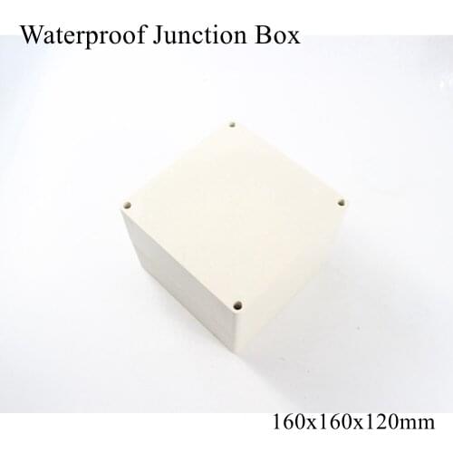 160x160x120mm Waterproof Plastic Enclosure Box Outdoor Cable Connection Junction Electrical Project Case ABS IP65 160*160*120mm