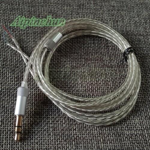 Aipinchun 3.5mm 3-Pole Line Type Jack DIY Earphone Cable Headphone Repair Replacement OFC Wire Cord A39