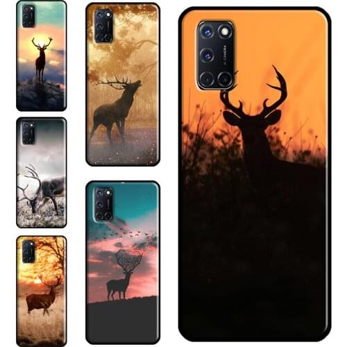 Deer Hunting Camo Case For OPPO A9 A5 A53 A31 2020 A52 A72 A15 A83 A91 A93 A5S Find X3 Pro Reno 2 Z Funda