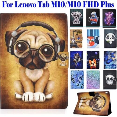 For Lenovo Tab M10 M 10 FHD Plus Cover Tab M10 TB-X605F L TB-X505F/L/X Flip Case Skin PU Leather Funda Cover Tablet Shell
