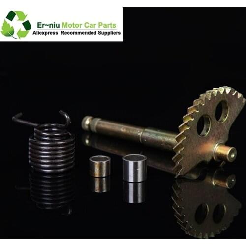 JIA Motor - High Quality Gear GY6 125 or 150cc Kick Start Gear Shaft Spindle With Spring 130mm Q