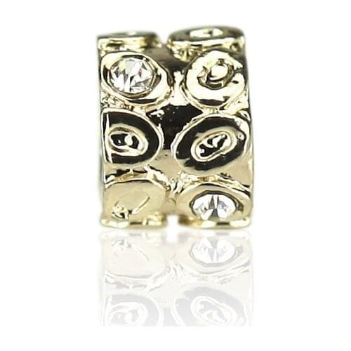 Big Hole European Charms Beads DIY Jewelry Making Bracelet Bangle Metal Loose Spacer Bead Tone Handmade Fashion Jewely Accessory