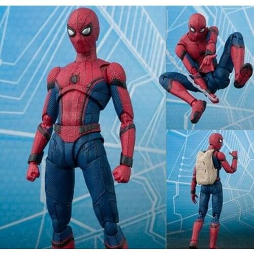 15cm Marvel Spider Man Home coming BJD Spiderman Super Hero Figure Model Toys for Boys