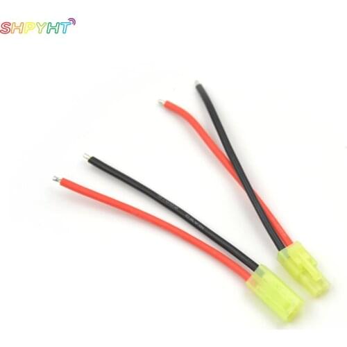 Hot Sale 1 pair DIY MINI Tamiya male Cable and MINI Tamiya female wire Cable 120mm Electric Connector
