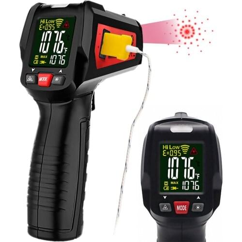 BSIDE BTM11 Handheld Infrared IR Thermometer Laser Infrared Thermometer Laser Temperature Gun IR Temperature Tester