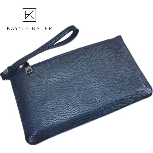 Clutch Bag WomenS Hand Long Wallet New Handbag Leather Lychee Pattern Multi Function Card Holder Antipocket Coin Purse Handbag