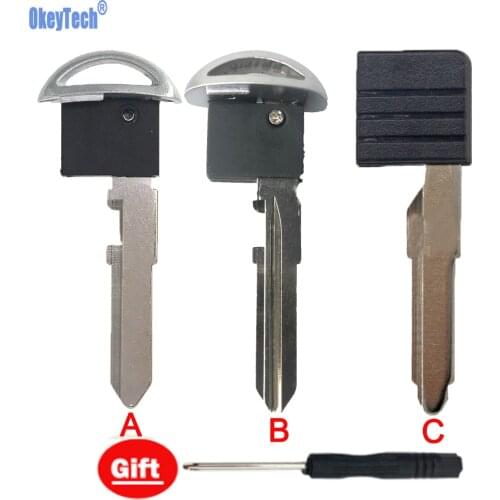OkeyTech Key Blade Emergency Smart Insert Key Replacement Fit For Mazda 2006-2013 3 5 6 CX-5 CX-7 CX-9 MX-5 Miata RX-8